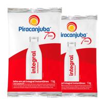 Kit 2 Leite em Pó Integral Instantâneo 1kg Piracanjuba