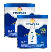 kit 2 Leite em Pó Integral Piracanjuba Lata 380g