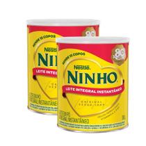 Kit 2 Leite em Pó Ninho Integral Instantâneo Lata 380g