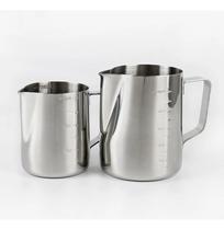Kit 2 Leiteira Inox 350 600ml Cremeira Pitcher Barista Jarra