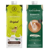 Kit 2 Leites Vegetal A Tal Da Castanha - 1L