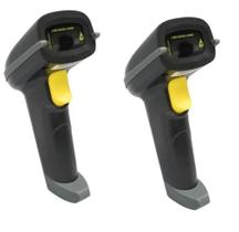 kit 2 Leitor Scanner De Códigos De Barras Sem Fio LASER Wireless USB Alta Precisão