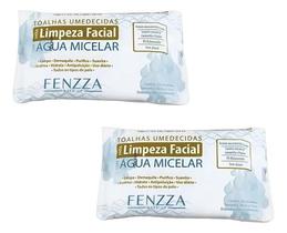 Kit 2 Lenço Demaquilante Água Micelar Fenzza