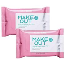 Kit 2 Lenço Demaquilante Colágeno Hidrata Make Out Dermachem