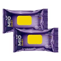 Kit 2 Lenço Umedecido Mió Baby Lavanda com 96 Unidades