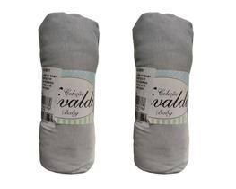 Kit 2 Lençóis De Berço Malha 100% Algodão Com Elástico Vivaldi