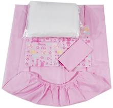 Kit 2 Lençol Berço Americano + 2 Fronha + 1 Travesseiro Kit 2 Lençol Berço Americano + 2 Fronha + 1 Travesseiro