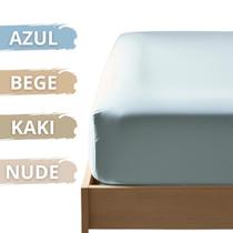 Kit 2 lençol cama de solteiro avulso com elástico cores lisas Kit 2 lençol cama de solteiro avulso com elástico cores lisas