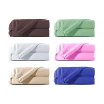 Kit 2 Lençol De Casal Avulso Com Elástico Cores