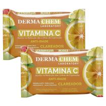 Kit 2 Lenços Demaquilante Reduz Rugas Vitamina C E Dermachem