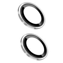 Kit 2 Lente Película De Câmera Compatível Com Moto Edge 50 G15 G35 G55 G75 G84 G85 Cor:prata lisaTamanho:Edge 50 5G