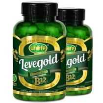 Kit 2 Levegold Levedo Cerveja com Vitamina B12 Unilife