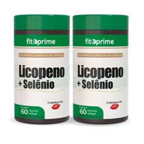 Kit 2 Licopeno com Selênio 60 Cápsulas 500mg Fitoprime Kit 2 Licopeno com Selênio 60 Cápsulas 500mg Fitoprime