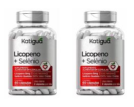Kit 2 Licopeno + Selênio 60 Capsulas Katigua Kit 2 Licopeno + Selênio 60 Capsulas Katigua