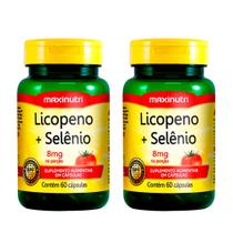 Kit 2 Licopeno + Selênio Anti OX 500mg 60 Capsulas Maxinutri Kit 2 Licopeno + Selênio Anti OX 500mg 60 Capsulas Maxinutri