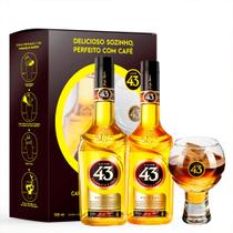 Kit 2 Licor diego 43 zamora 700ml + taça Balon Kit 2 Licor diego 43 zamora 700ml + taça Balon