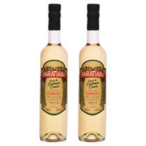 Kit 2 Licores de Cachaça Paratiense 500 ml Piña Colada Lembrancinha Frutado Presente Presenteável Presente