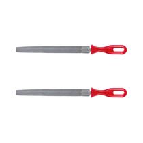 Kit 2 Lima Bastarda Mecânica C/ Cabo Rocast 367,0004