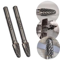 Kit 2 Lima Rotativa Árvore Arredondada 8mm Desbaste Ferro Kit 2 Lima Rotativa Árvore Arredondada 8mm Desbaste Ferro