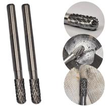 Kit 2 Lima Rotativa Cilíndrica Raio 6mm Metal Duro Desbaste Kit 2 Lima Rotativa Cilíndrica Raio 6mm Metal Duro Desbaste