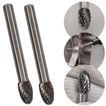 Kit 2 Lima Rotativa Oval 8mm Metal Duro Desbaste Ferro Kit 2 Lima Rotativa Oval 8mm Metal Duro Desbaste Ferro