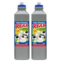 Kit 2 Limpa Alumínio Reax Maçã Verde 500 Ml Alumínio limpo Kit 2 Limpa Alumínio Reax Maçã Verde 500 Ml Alumínio limpo
