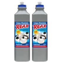 Kit 2 Limpa Alumínio Tradicional Reax 500ml Barato Kit 2 Limpa Alumínio Tradicional Reax 500ml Barato