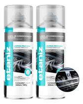Kit 2 Limpa Ar Condicionado Automotivo Carro Higiene 300ml