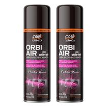 Kit 2 Limpa Ar Condicionado Automotivo Orbi Química Fragrâncias 200ml Kit 2 Limpa Ar Condicionado Automotivo Orbi Química Fragrâncias 200ml