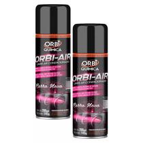 Kit 2 Limpa Ar Condicionado Higienizador Orbi Air Carro Novo