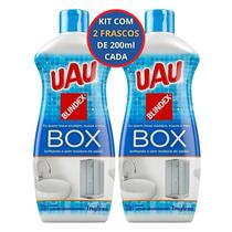 KIT 2 LIMPA BOX UAU DA INGLEZA 200ml DETERGENTE LIMPADOR APROVADO PELA BLINDEX KIT 2 LIMPA BOX UAU DA INGLEZA 200ml DETERGENTE LIMPADOR APROVADO PELA BLINDEX
