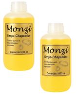 Kit 2 Limpa Chapeados Monzi 1 Litro Grande 1000Ml Limpeza