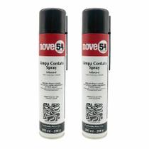 Kit 2 Limpa Contato Spray 300ml 200g Nove54 Limpeza Elétrica Eletrônica