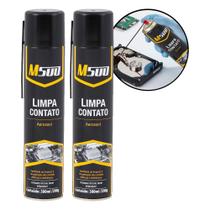 Kit 2 Limpa Contato Spray Pc Placa Eletronico Automotivo 300ml M500