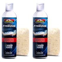 Kit 2 Limpa Faróis Visão Perfeita Proauto 60 Ml