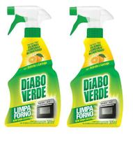 Kit 2 Limpa Forno Remove Gorduras Incrustadas Diabo Verde Kit 2 Limpa Forno Remove Gorduras Incrustadas Diabo Verde