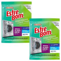 Kit 2 limpa máquina de lavar roupas esfrebom bettanin 80g cada