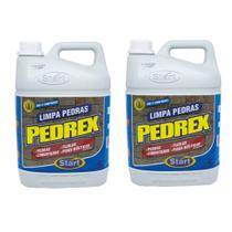 KIT 2 Limpa Pedra Concentrado Pedrex Start 5l