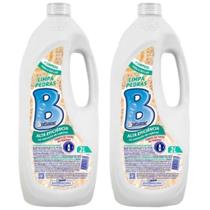 Kit 2 Limpa Pedras 2 Litros Todos os Tipos de Pedras Clareador Barbarex