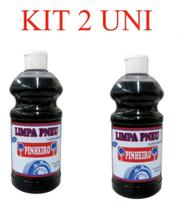 Kit 2 limpa pneu pinheiro 500 ml Kit 2 limpa pneu pinheiro 500 ml