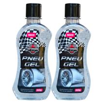 Kit 2 Limpa Pneus Semi Gel Pretinho Premium Baba - 300G
