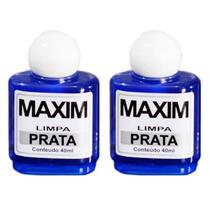 Kit 2 Limpa Prata 925 Maxim 40Ml Liquido Polimento Kit 2 Limpa Prata 925 Maxim 40Ml Liquido Polimento