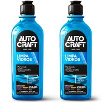 Kit 2 Limpa Vidros Automotivo Autocraft Proauto 500ml