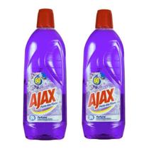 Kit 2 Limpador Ajax Festa Das Flores Lavanda 1 Litro Kit 2 Limpador Ajax Festa Das Flores Lavanda 1 Litro