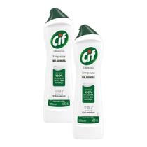 Kit 2 Limpador CIF Cremoso Limão 450ml