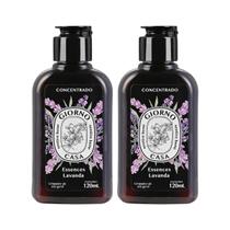 Kit 2 Limpador Concentrado Essência Lavanda 120ml Giorno