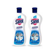 Kit 2 Limpador Cremoso Multiuso Saponáceo Sanol 500ml