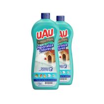 Kit 2 Limpador de Pisos eliminador de odores uau 750ml Cada Kit 2 Limpador de Pisos eliminador de odores uau 750ml Cada