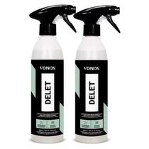 Kit 2 limpador de pneu plastico borracha delet vonixx 500ml Kit 2 limpador de pneu plastico borracha delet vonixx 500ml