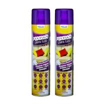 Kit 2 Limpador Kelldrin Poderoso Limpa Tudo Espuma 300ml/200g